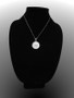 Sterling Silver  Aztec Coin Caribbean Pirates Skull Pendant Necklace