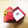 Sterling Silver Oval CZ Color Birthstone Signet Ring