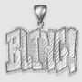 Sterling Silver BLING! DC Hip-Hop Pendant