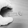 Mens Sterling Silver GREEDY Hip-hop DC Pendant