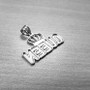 Queen Crown DC Sterling Silver Hip-Hop Pendant