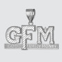 Sterling Silver GFM God Family Money DC Hip-Hop Pendant