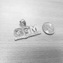 Sterling Silver GFM God Family Money DC Hip-Hop Pendant