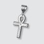 Sterling Silver Ankh Cross DC Hip-Hop Pendant (S/L)