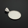 Sterling Silver US Marine Corps Coin Pendant Necklace