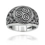 Sterling Silver Celtic Triskele Ring