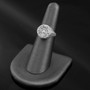 Rugged Aztec Mayan Sun Signet Ring in Sterling Silver