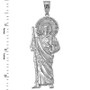 Sterling Silver Saint Jude Large DC Pendant
