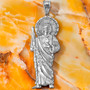 Sterling Silver Saint Jude Large DC Pendant