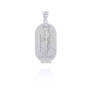 Sterling Silver Hathor Egyptian Mother Goddess of Love, Beauty and Feminine Power Pendant Necklace