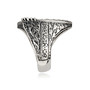 Sterling Silver Saint Michael Archangel Protect Us Shield Men's Signet Ring