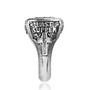Sterling Silver Biblical Last Supper Pray For Us Men's Signet Ring