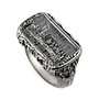 Sterling Silver Biblical Last Supper Pray For Us Men's Signet Ring