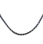 Sterling Silver  Antique Vintage Oxidized  3.5 mm Rope Chain