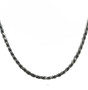 Sterling Silver Antique Vintage Oxidized 4.5mm Rope Chain Antique Vintage Oxidized 4.5mm Rope Chain