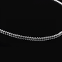 Sterling Silver 32 Inch Italian Round Bead Link Chain 2.2 mm