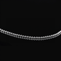 Sterling Silver 34 Inch Italian Round Bead Link Chain 2.2 mm
