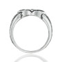 Oxidized Sterling Silver Celtic Triquetra Ring