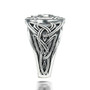 Oxidized Sterling Silver Celtic Love Knot Ring