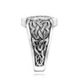 Oxidized Sterling Silver Celtic Cross Ring