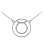 925 Sterling Silver Taurus Zodiac Sign Necklace