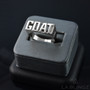 Sterling Silver GOAT Block Letter Midsize Unisex Ring