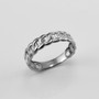 Elegant Sterling Silver Cuban Link Chain Unisex Ring