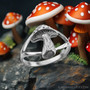 Sterling Mushroom Ring for Women