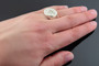 Sterling Silver U.S. Army Men's Signet Military Statement Ring