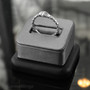 Sterling Silver Ouroboros Snake Ring Tail-Biting Serpent Band