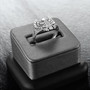 Oxidized Sterling Silver Horus Falcon Ankh Ring for Women