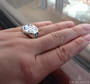 Sterling Silver Enamel Jerusalem Cross Octagon Signet Ring – Color Options