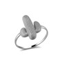 Sterling Silver Desert Cactus Ring for Women