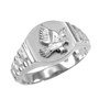 Silver American Eagle Ring