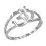 Sterling Silver Om ring