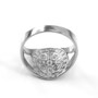 White Gold St. Benedict Ring.