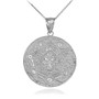 Silver Om Chakra Necklace
