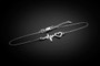 Sterling Silver Heartbeat Pulse Bracelet