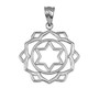 Sterling Silver Anahata Love Chakra Yoga Pendant Necklace