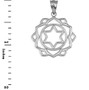 Sterling Silver Anahata Love Chakra Yoga Pendant Necklace