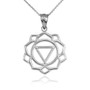 Sterling Silver Manipura Chakra Yoga Pendant Necklace