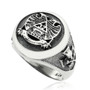 Sterling Silver 32 Degree Scottish Rite Masonic Ring
