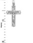 Sterling Silver Crucifix Cross Charm Necklace