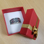 Sterling Silver Jerusalem Maltese Cross Mens Ring Band