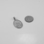 Sterling Silver Chinese "Courage" Symbol Pendant Necklace