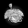 Sterling Silver Medusa Pendant (S/M/L)