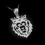 Sterling Silver Lion King DC Charm Necklace
