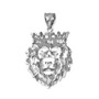 Sterling Silver Lion King DC Charm Necklace