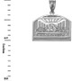 Sterling Silver Last Supper Pendant Necklace