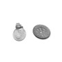 Sterling Silver Praying Virgin Mary Medallion Charm Necklace